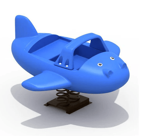 Juego de resorte doble avión 2 niños