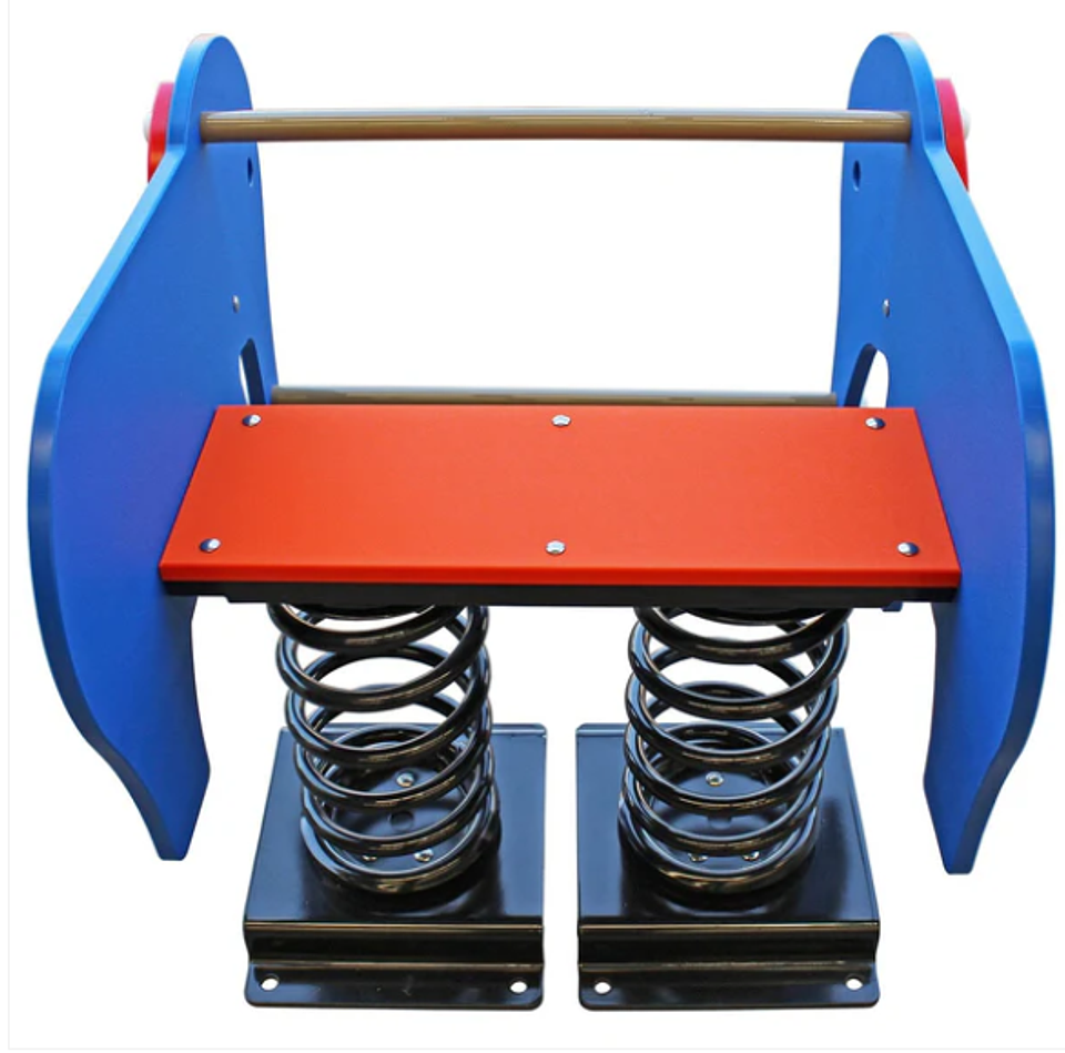 Juego de resorte elfante doble Premium 3