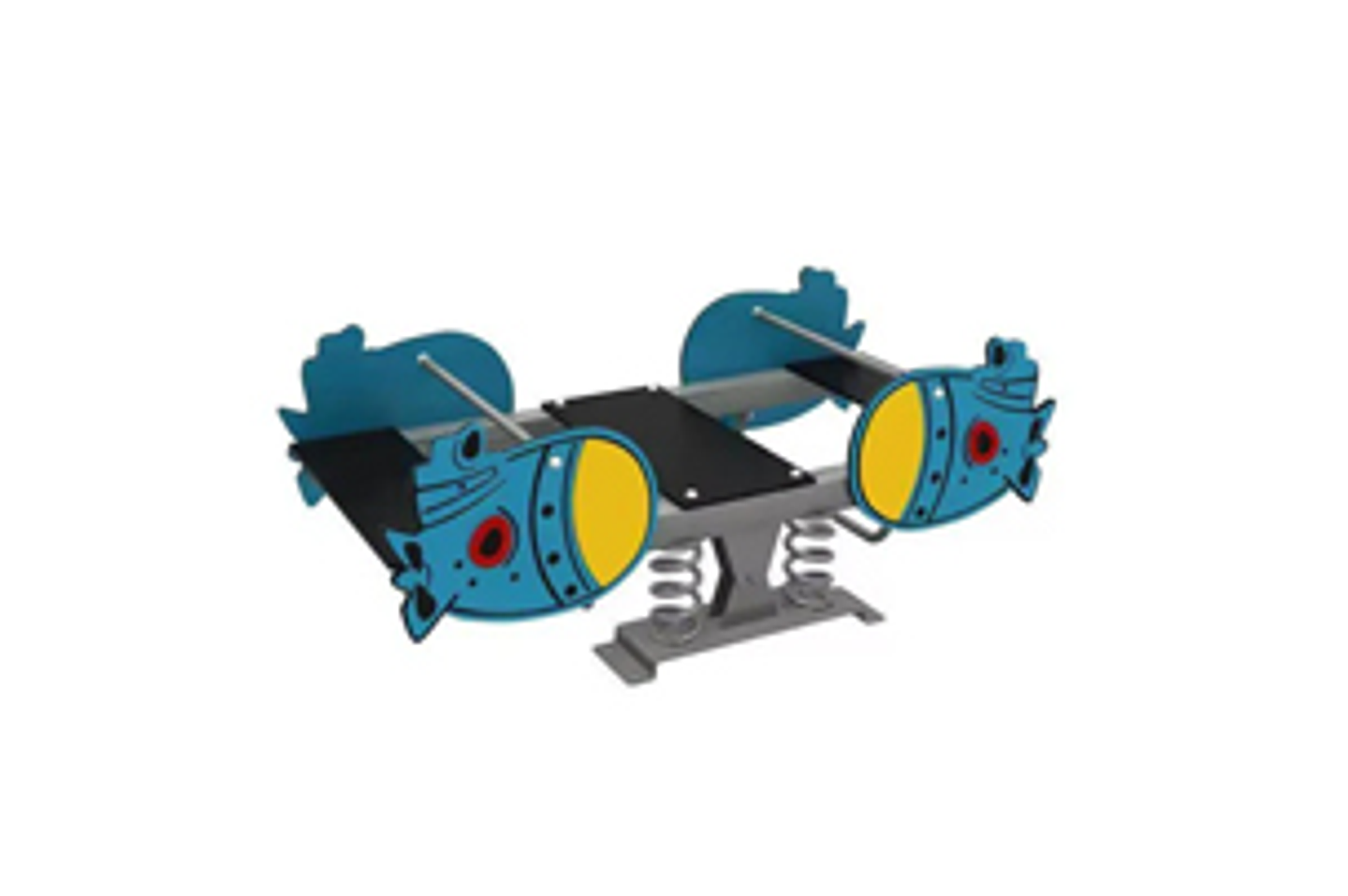 Juego resorte nave espacial 4 niños 1