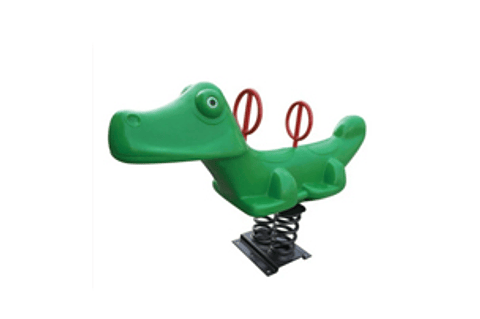 Juego de resorte cocodrilo doble 2 niños