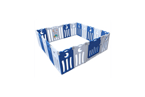 Corral plegable azul