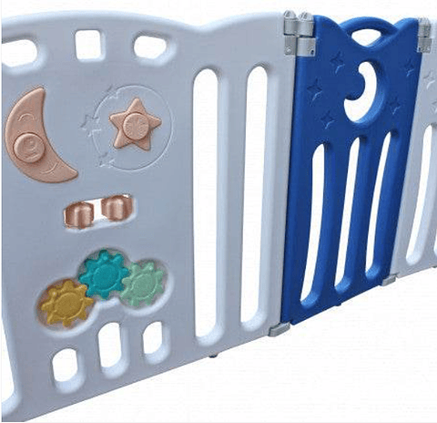 Corral plegable azul