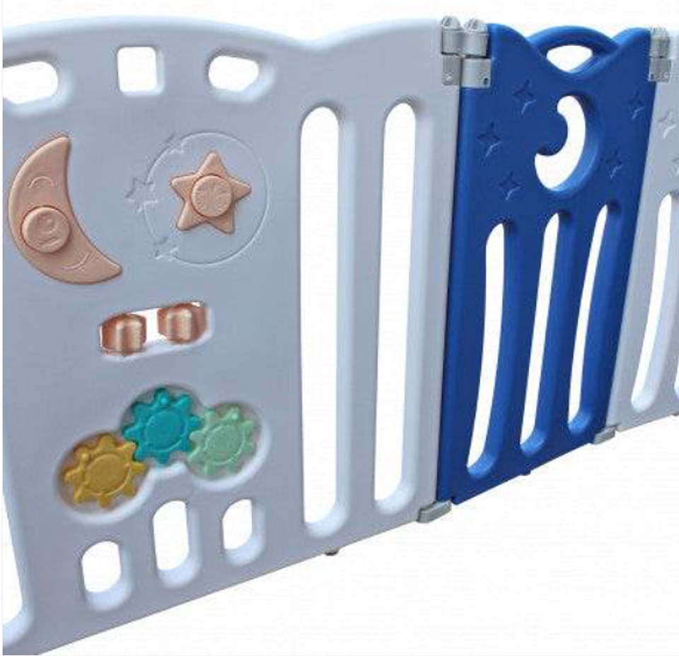 Corral plegable azul 2