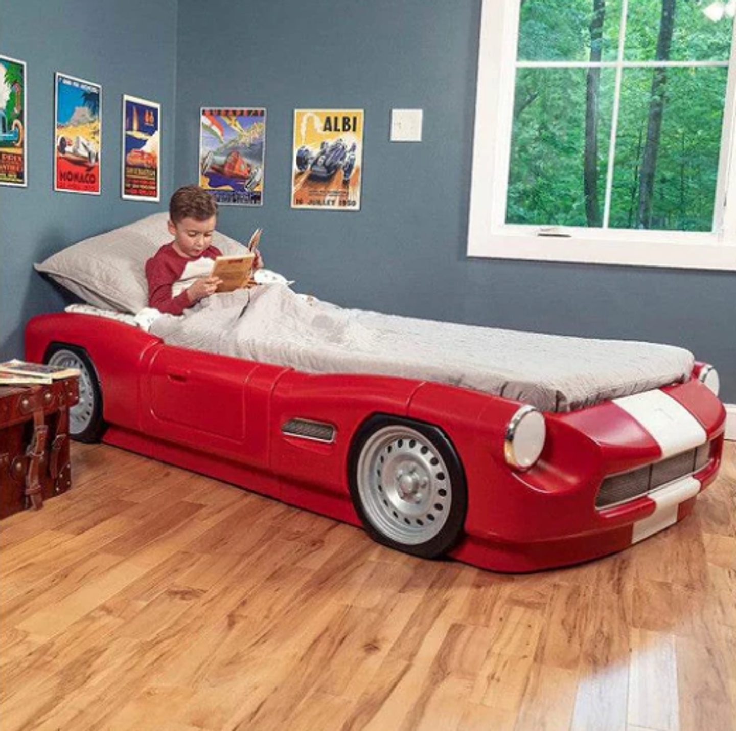 Cama Niños Roadster Roja 3