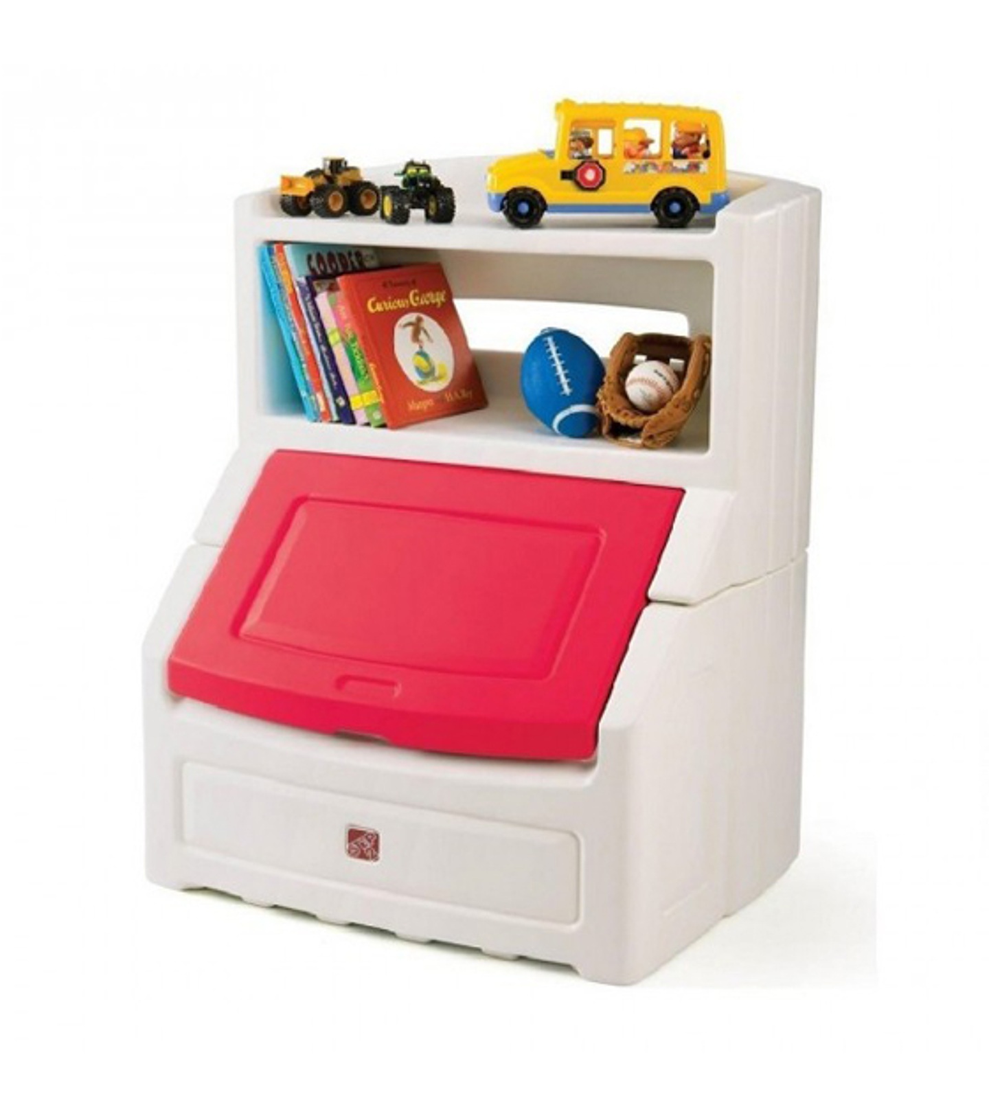 BAUL Y REPISA ESCONDA Y JUEGA ROJA 1