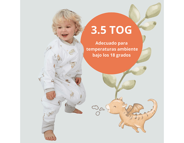 Saquito Dragons - 90 cm Tog 3.5