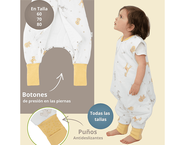 Saquito Safari Dreams - 70 cm/12-18 meses Tog 3.5