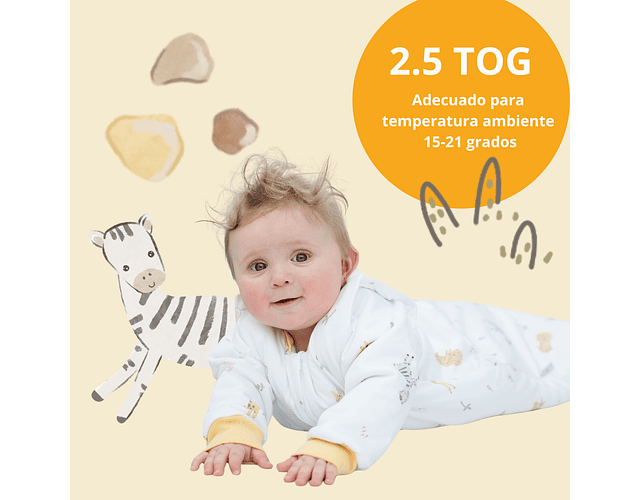 Saquito Safari - 6-12 meses Tog 2.5