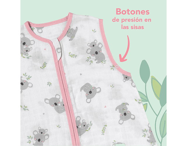 Saquito Koala - Muselin 60 cm/6-12meses Tog 0.5