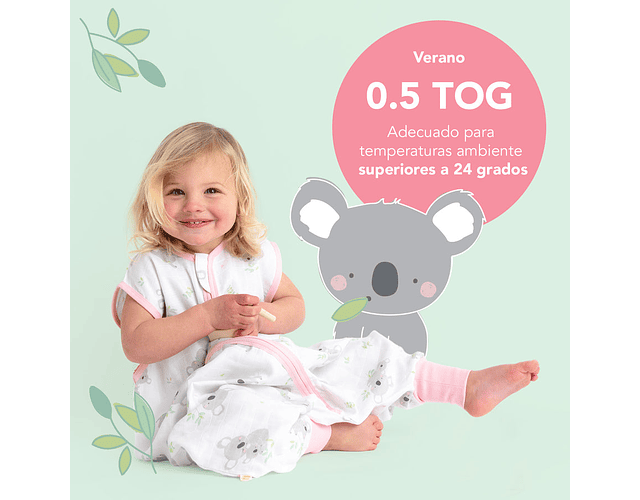 Saquito Koala - Muselin 60 cm/6-12meses Tog 0.5