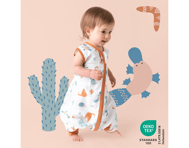 Canguru Muselin - Saquito Pies 80 cm Tog 0.5