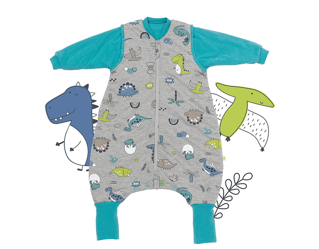 Saquito Dinosaur Modal - Pies 70 cm/ 12-18 meses Tog 2.5