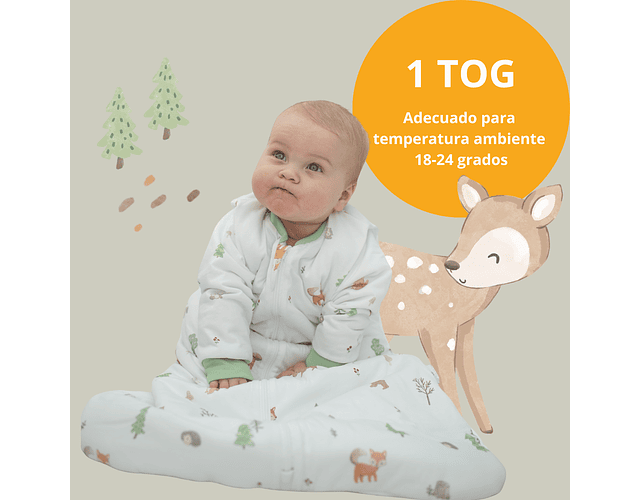 Saquito Bebe Forest  - 0-6 meses Tog 1 