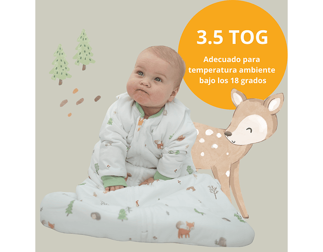 Saquito Forest  - recien nacido Tog 3.5