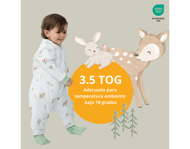 Saquito Forest - 120 cm/7-8 años Tog 3.5