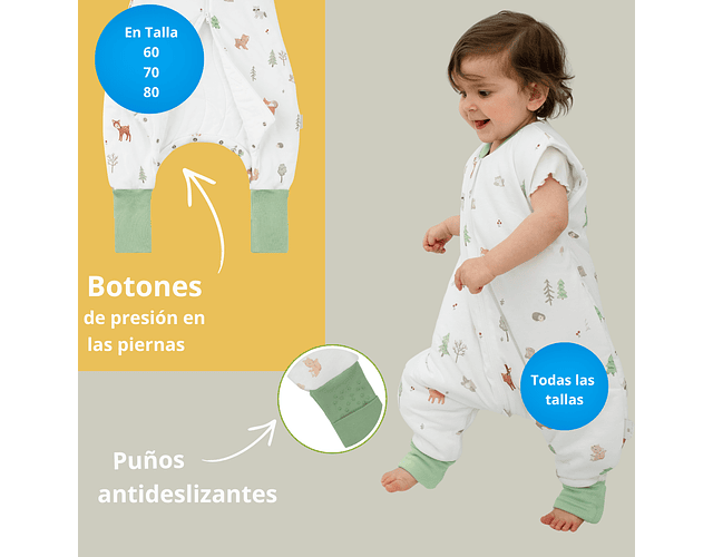 Saquito Forest  - 70 cm/12-18 meses Tog 2.5