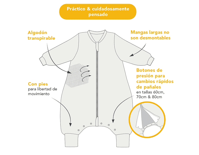 Saquito Mountain - Pies 70 cm Tog 2.5