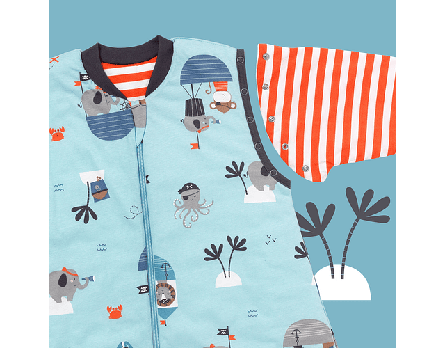 Pirate - Saquito Pies 110 cm Tog 2.5