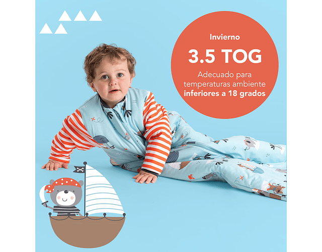 Pirata - 0-6 meses Tog 3.5