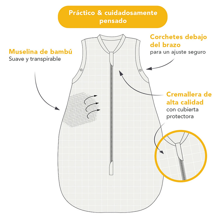 Saquito Dormir para Bebe Tog 0.5 41