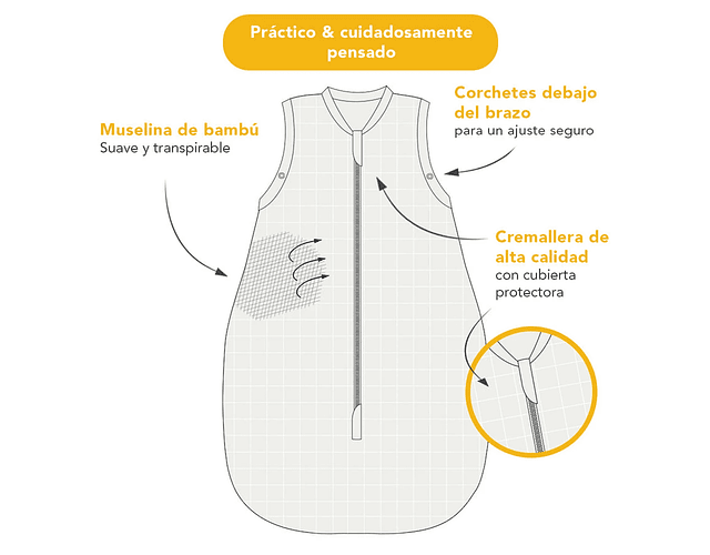 Saquito Dormir para Bebe Tog 0.5