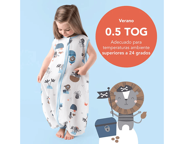 Saquito de dormir con Pies Tog 0.5