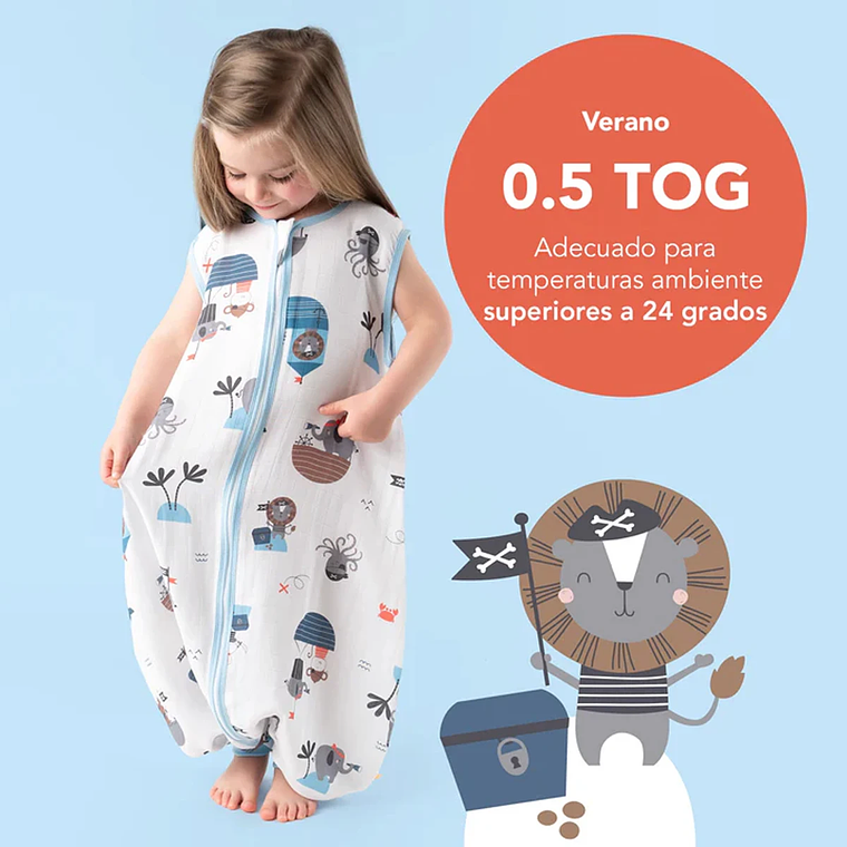 Saquito de dormir con Pies Tog 0.5 36