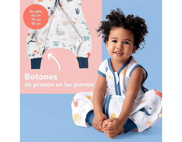 Saquito de dormir con Pies Tog 0.5