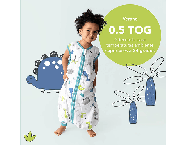 Saquito de dormir con Pies Tog 0.5