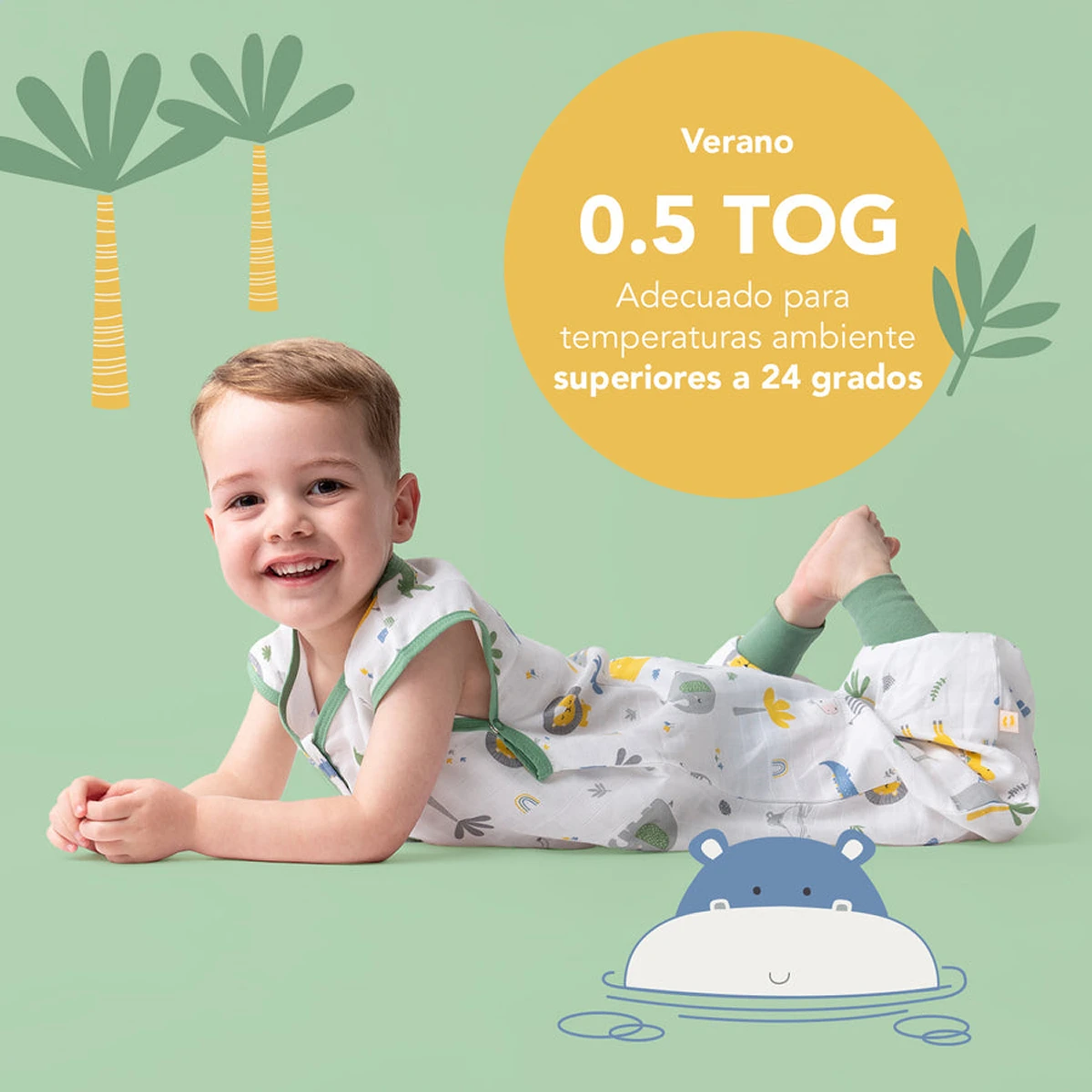 Saquito de dormir con Pies Tog 0.5 57