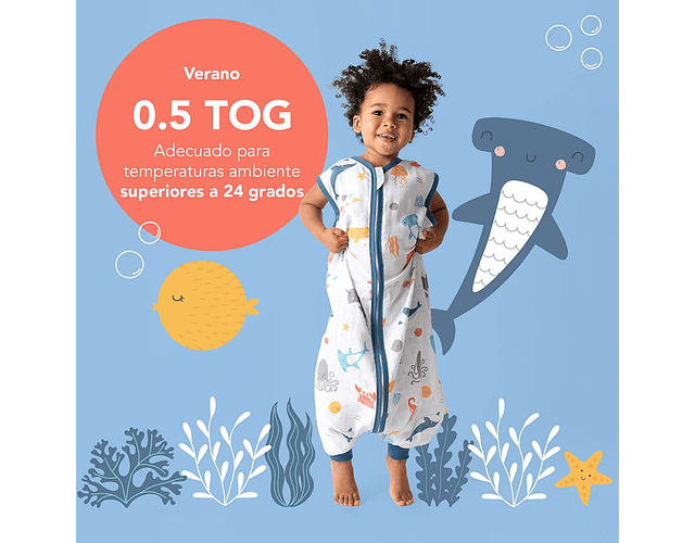 Saquito de dormir con Pies Tog 0.5