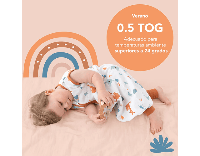 Saquito de dormir con Pies Tog 0.5
