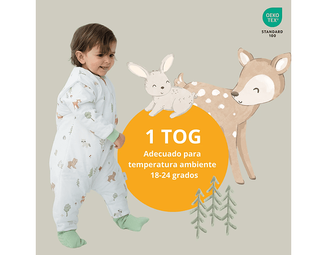Saquito de Dormir con Pies Tog 1