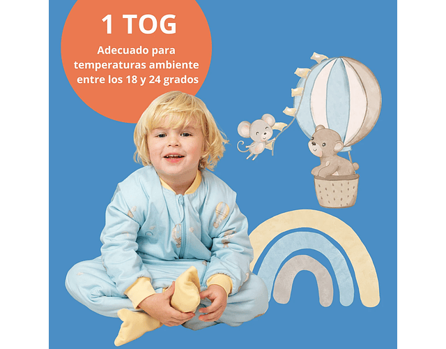 Saquito de Dormir con Pies Tog 1