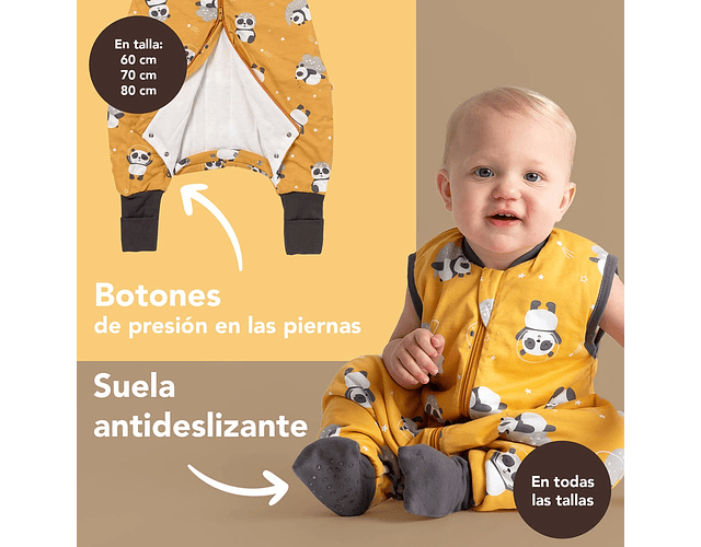 Saquito de Dormir con Pies Tog 1