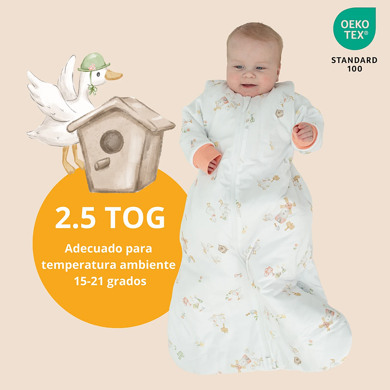 Saquito Dormir Bebe Tog 2.5 44