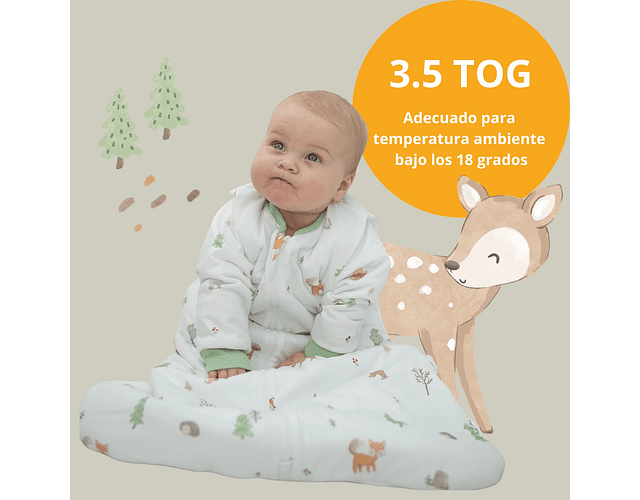 Saquito Dormir para Bebe Tog 3.5