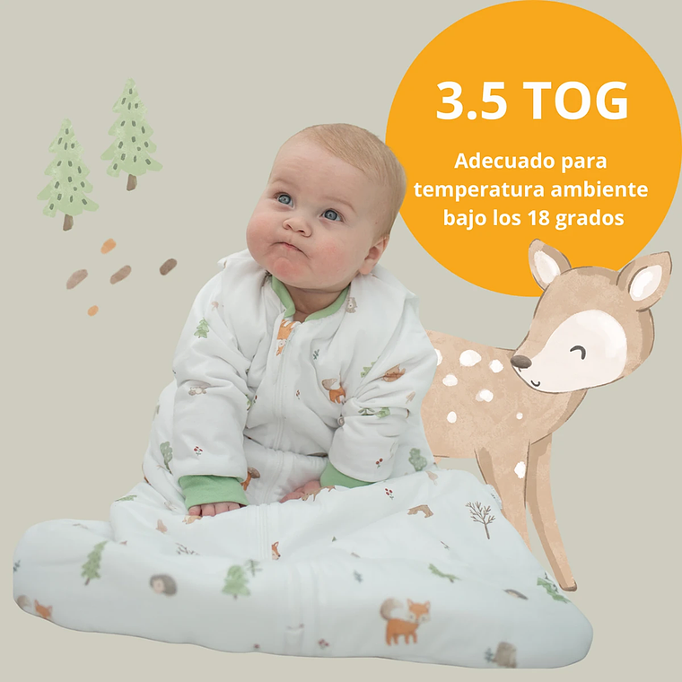 Saquito Dormir para Bebe Tog 3.5 37