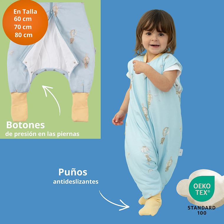 Saquito de Dormir con Pies Tog 2.5 83