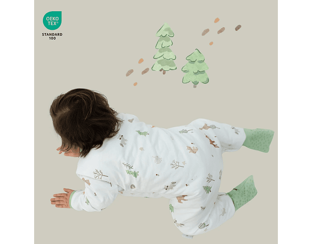 Saquito de Dormir con Pies Tog 2.5