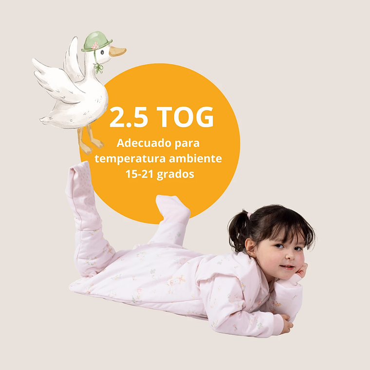 Saquito de Dormir con Pies Tog 2.5 102