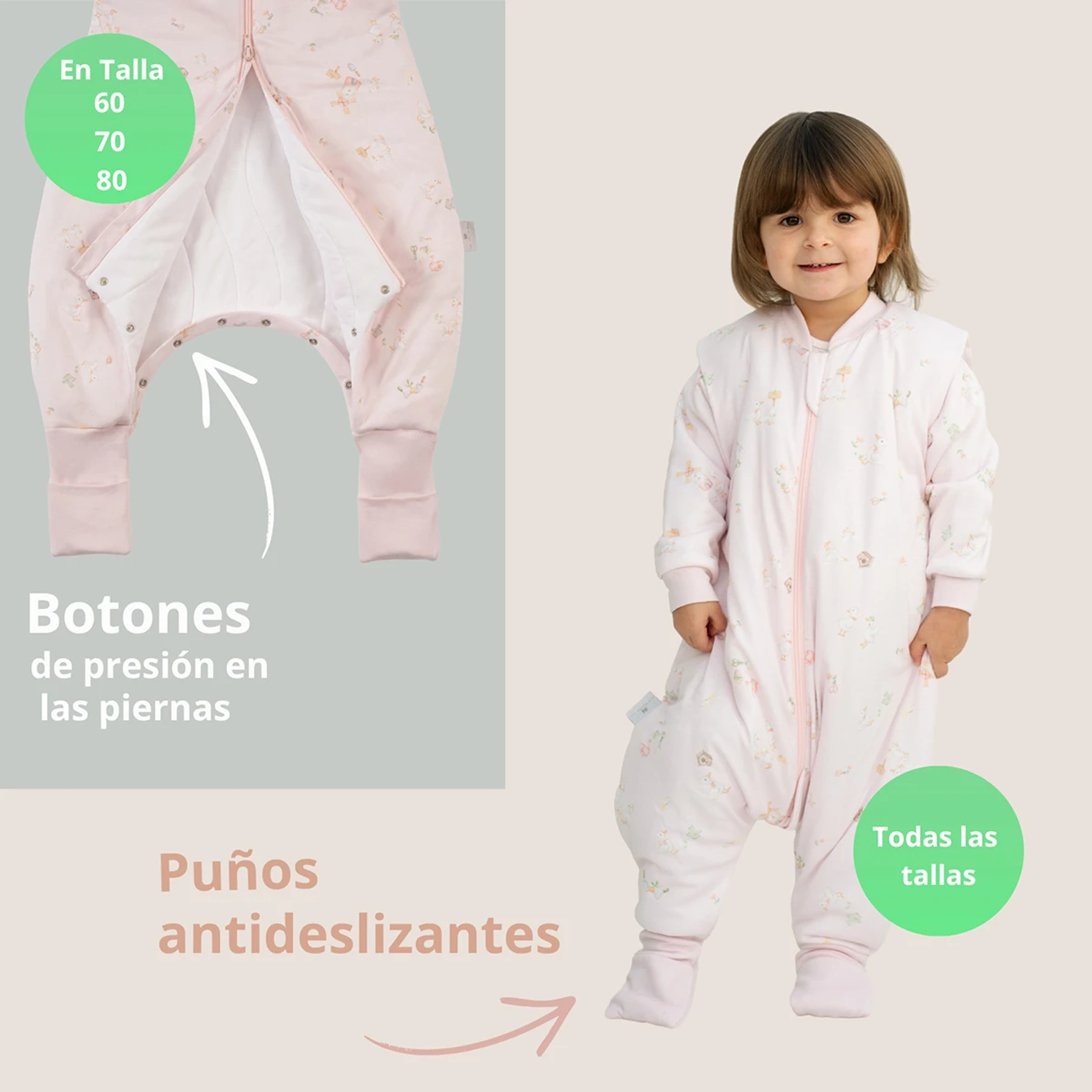 Saquito de Dormir con Pies Tog 2.5 103