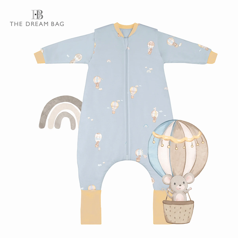 Saquito de Dormir con Pies Tog 3.5 5