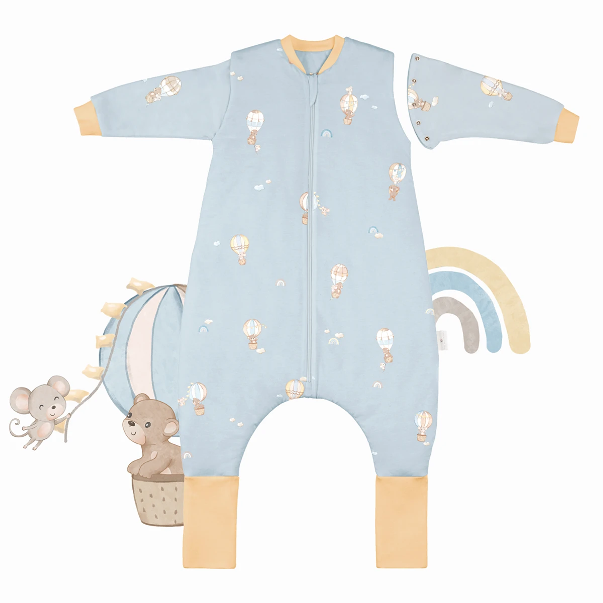 Saquito de Dormir con Pies Tog 3.5 7