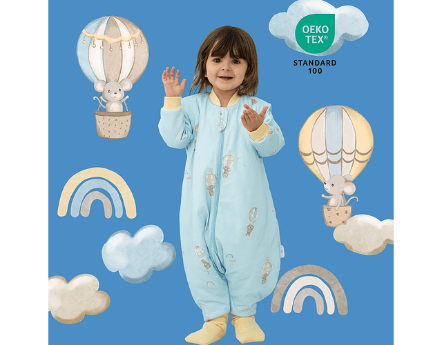 Saquito de Dormir con Pies Tog 3.5