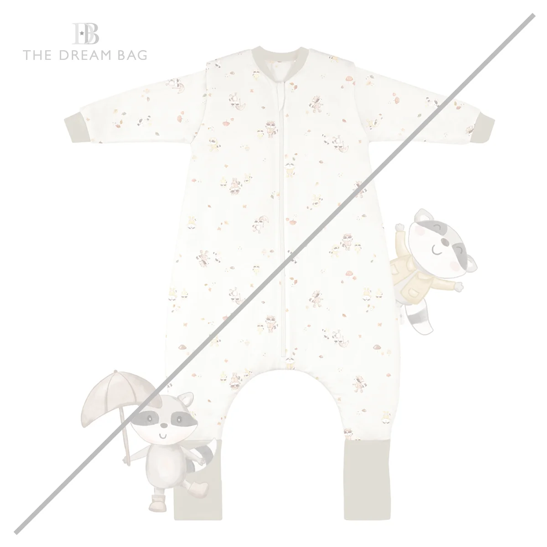 Saquito de Dormir con Pies Tog 3.5 65