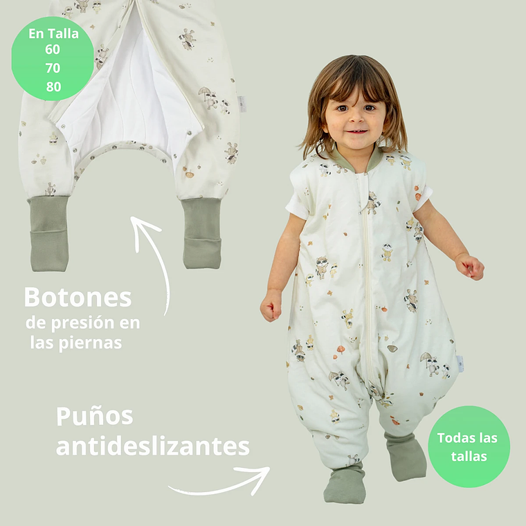 Saquito de Dormir con Pies Tog 2.5 129