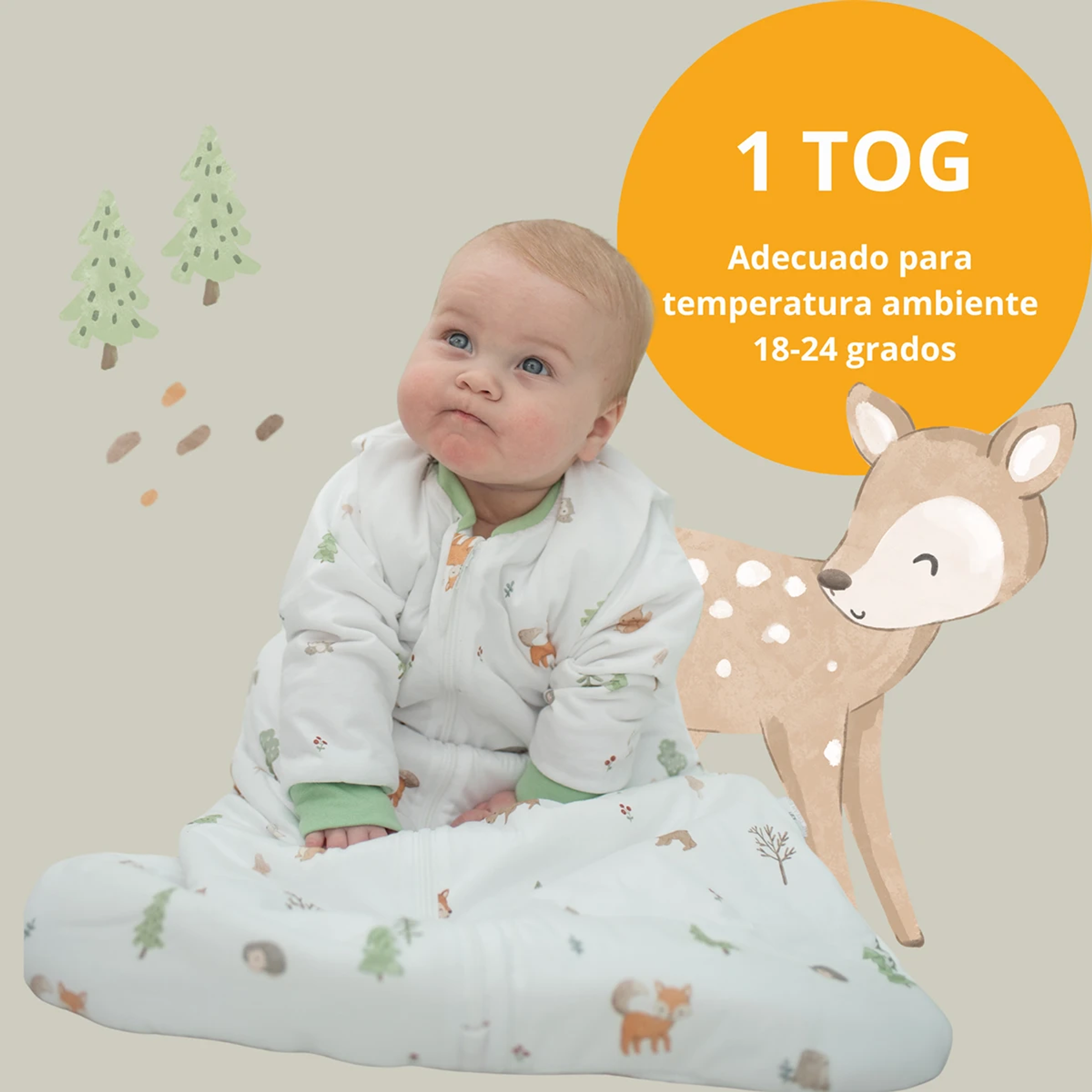 Saquito Dormir para Bebe Tog 1 91