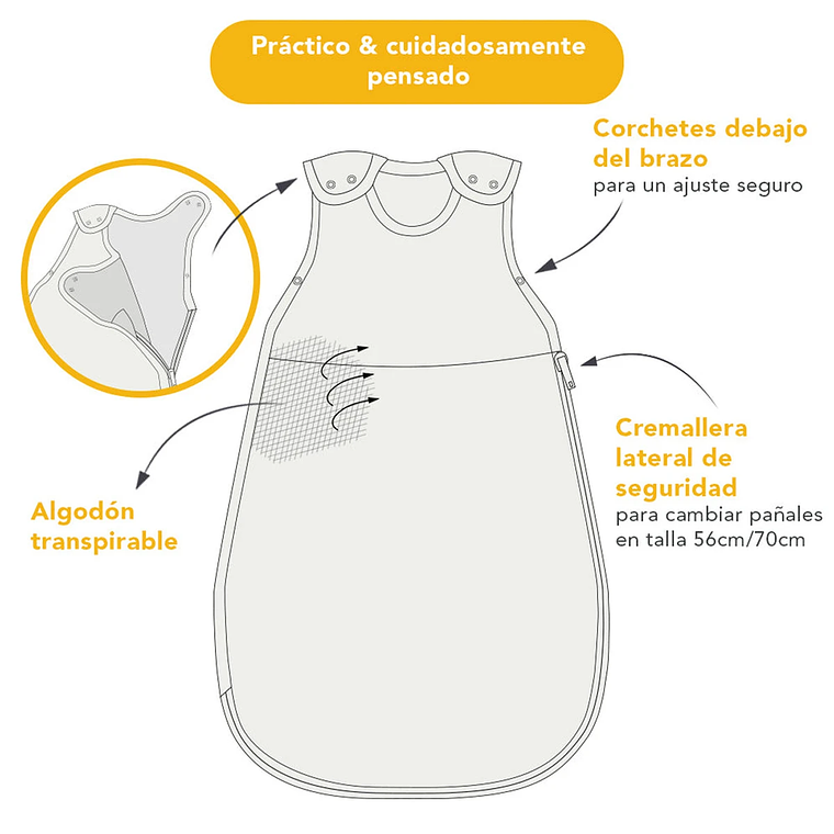 Saquito Dormir para Bebe Tog 1 116