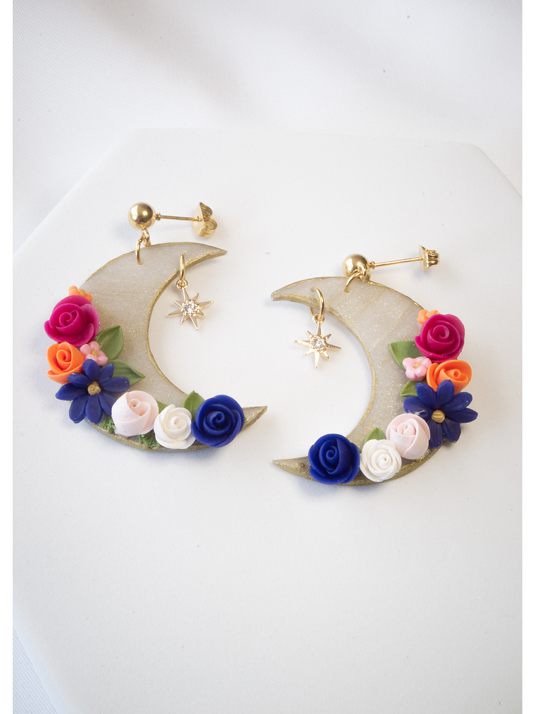 Aros de arcilla polimérica Luna 2